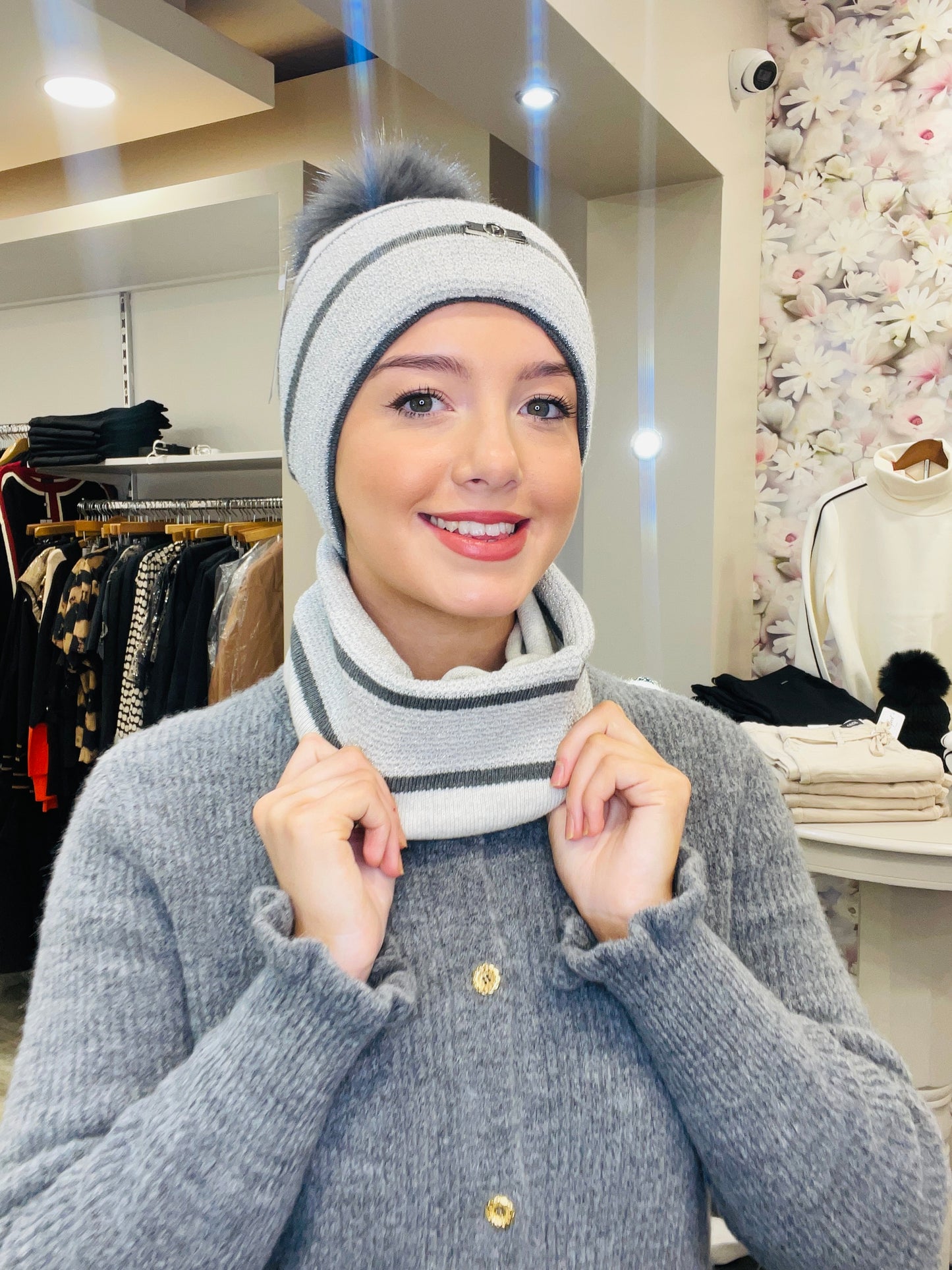 CELINA GREY HAT