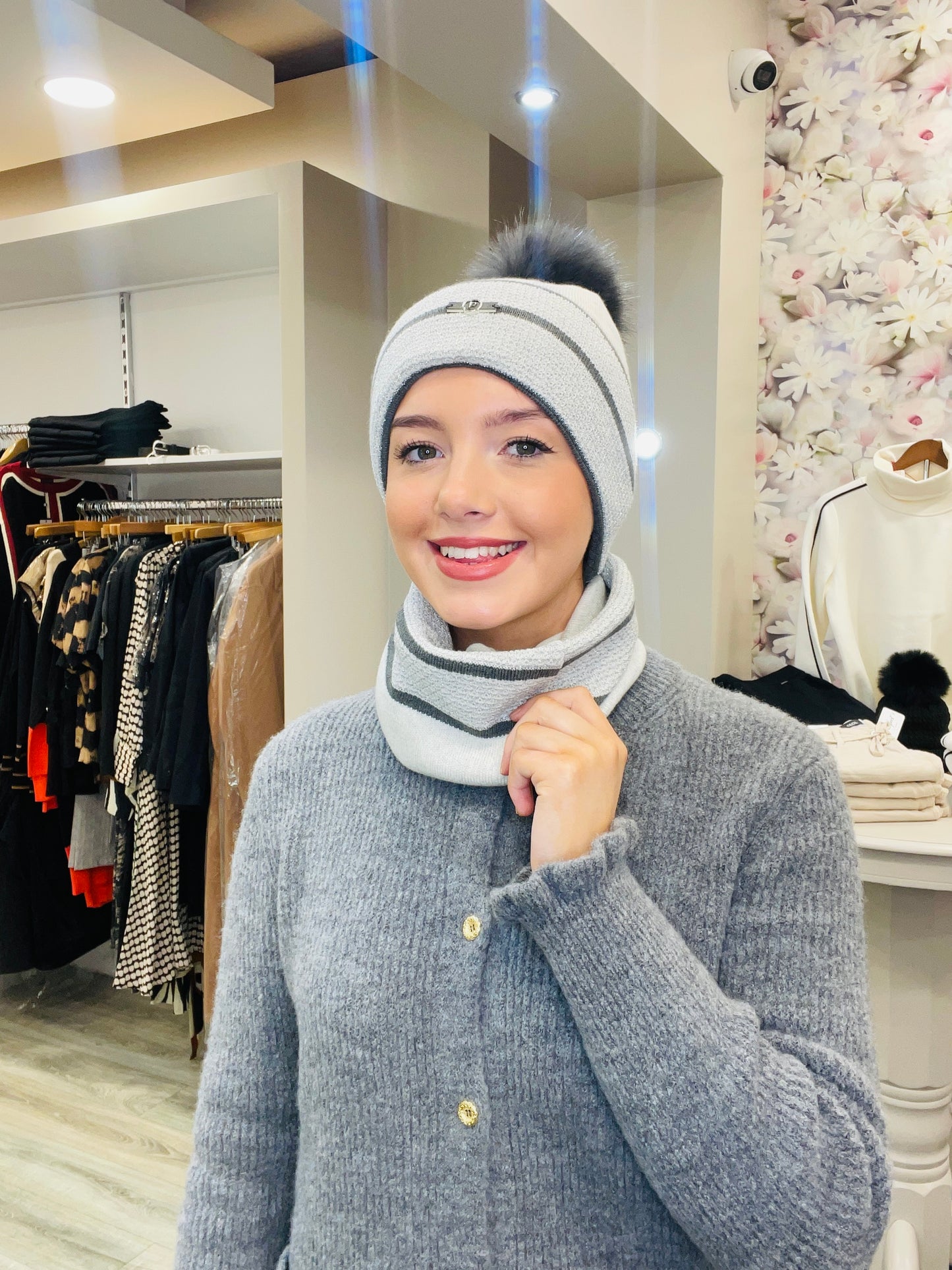 CELINA GREY HAT