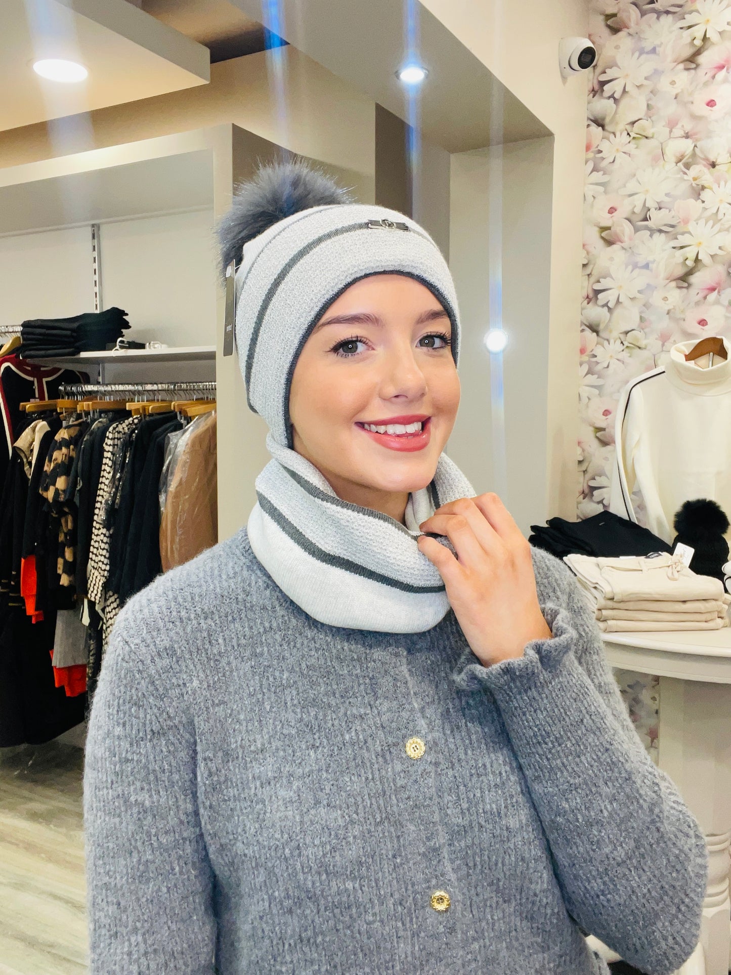 CELINA GREY HAT