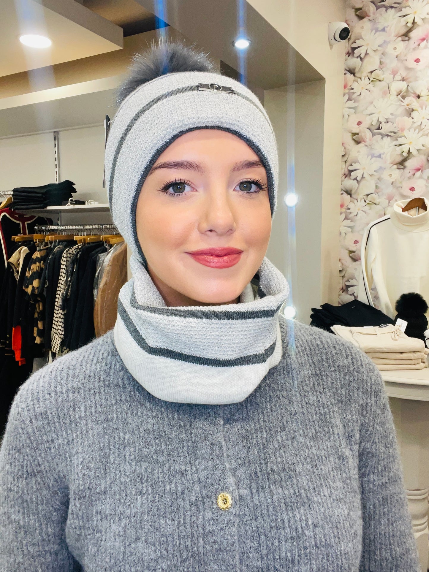 CELINA GREY HAT