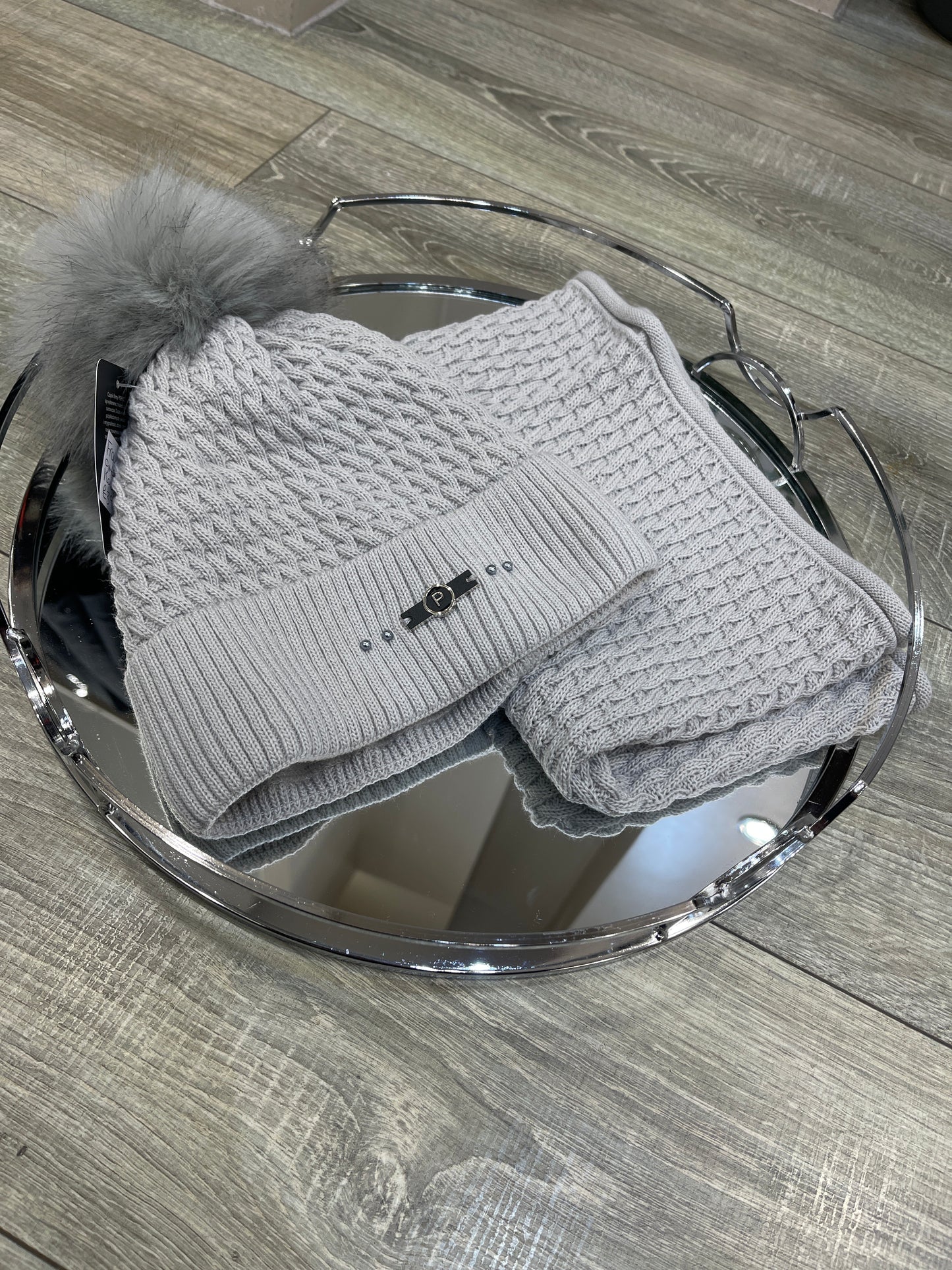 FRANIA GREY HAT SET
