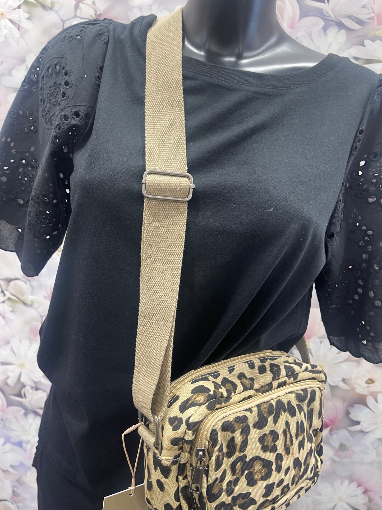 CAMEL ANIMAL PRINT BAG
