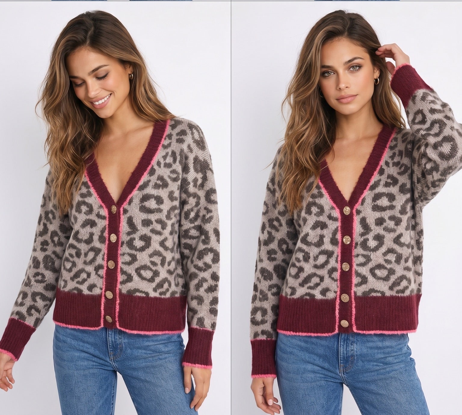 YOKO WINE CARDIGAN