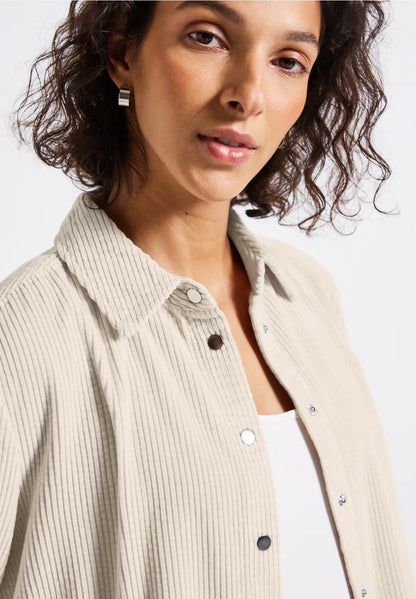 CORD CREAM SHIRT