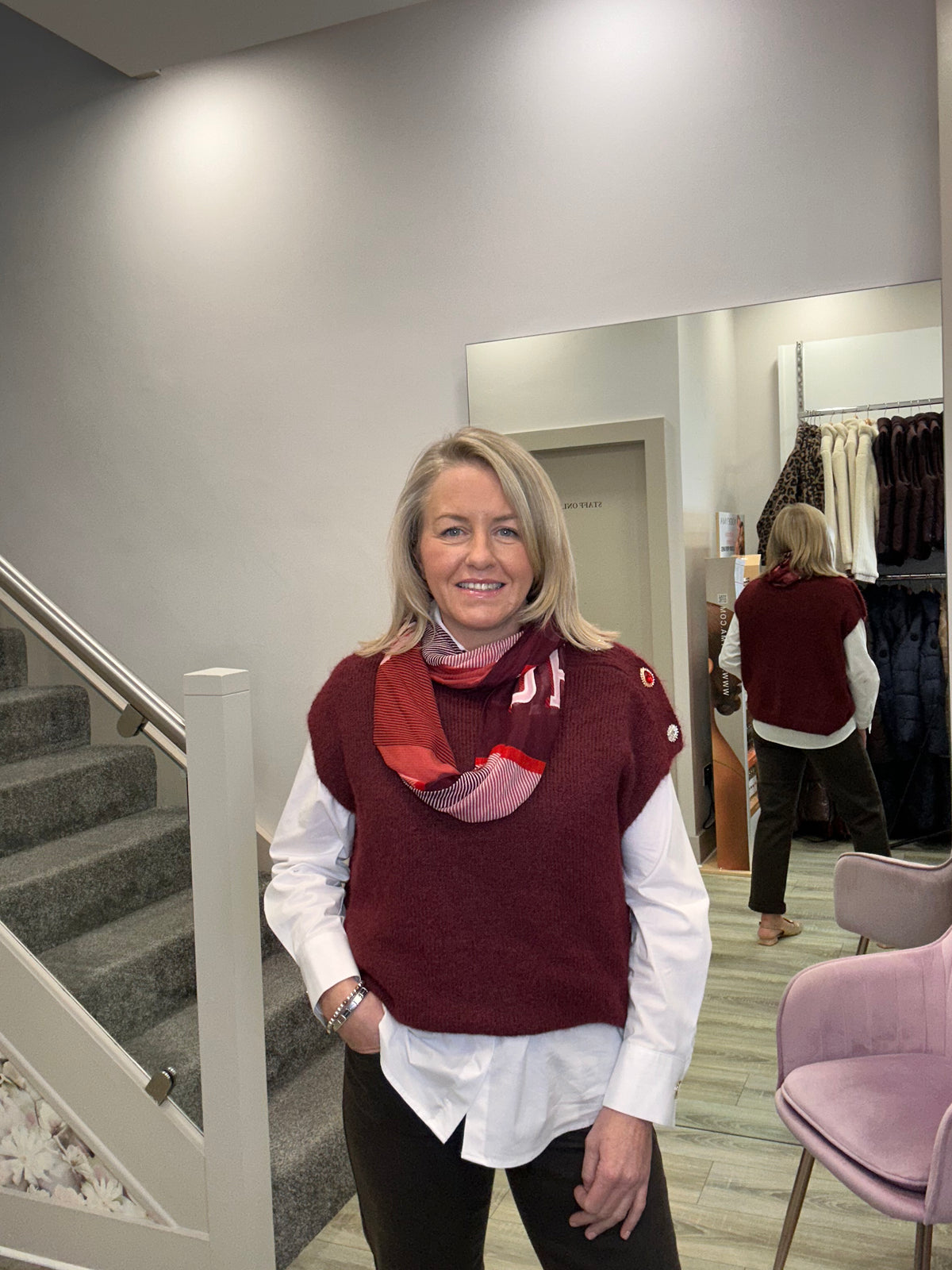 YETTA WINE KNIT