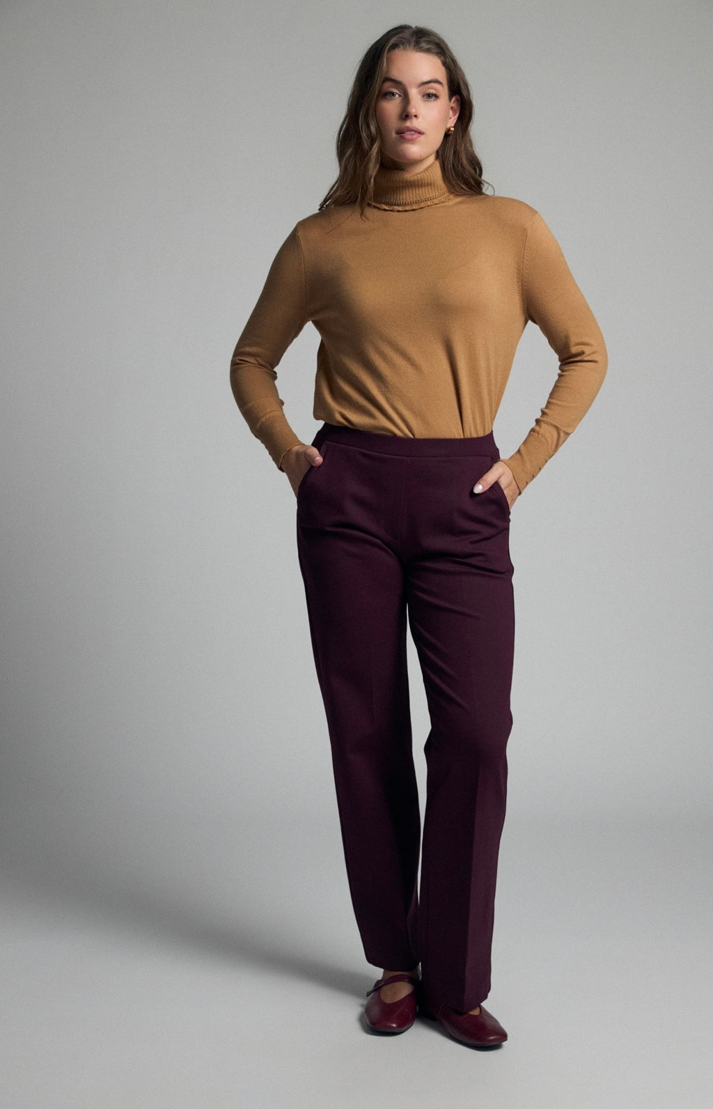 FORTEZA BURGUNDY TROUSERS