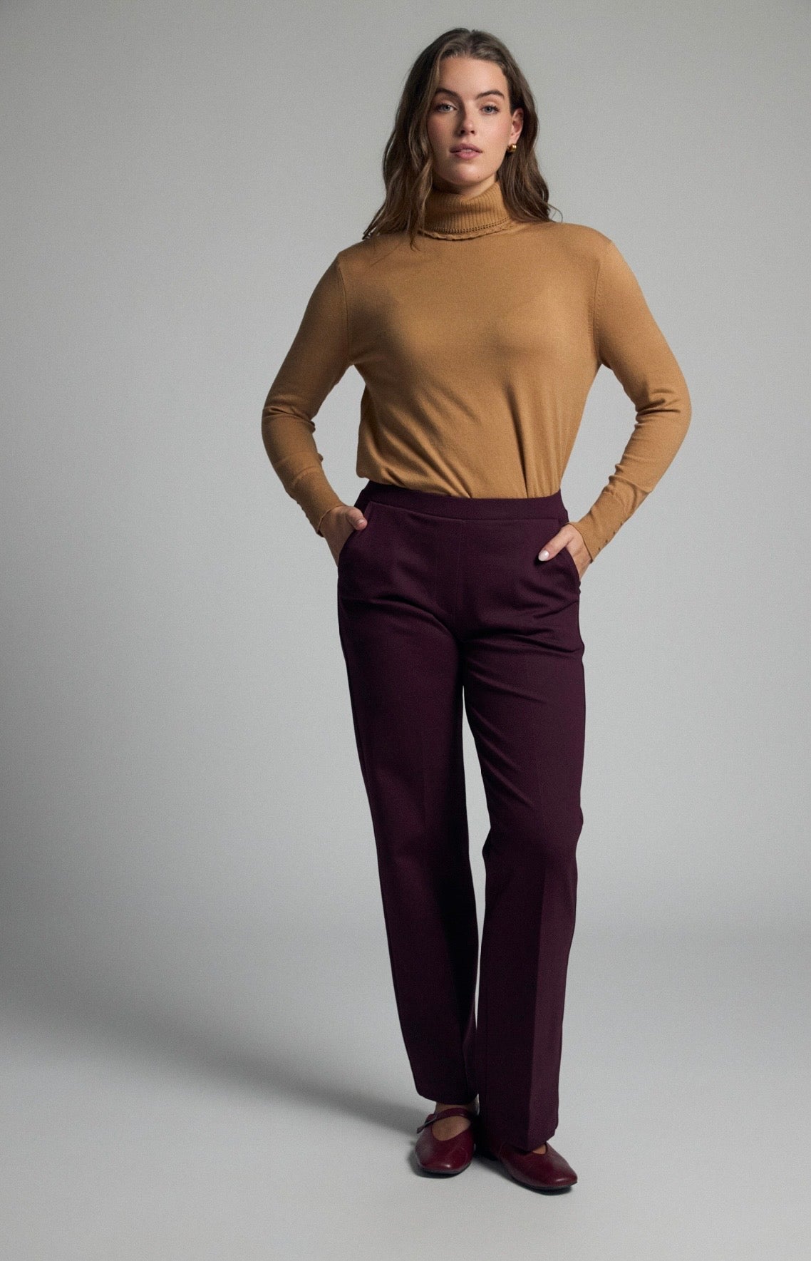 FORTEZA BURGUNDY TROUSERS