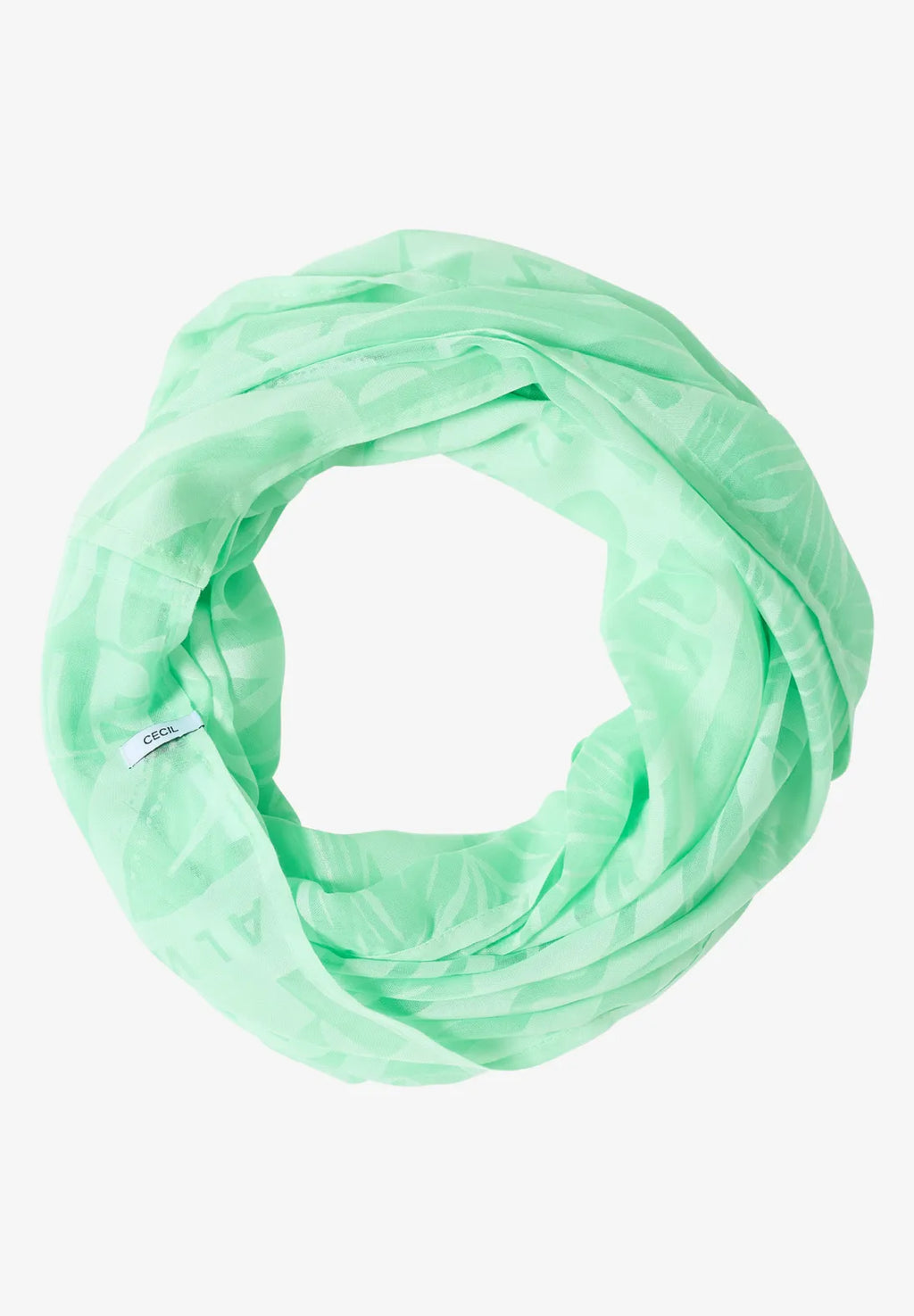 LOOP GREEN SCARF