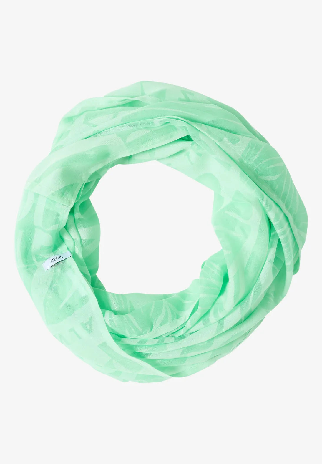 LOOP GREEN SCARF