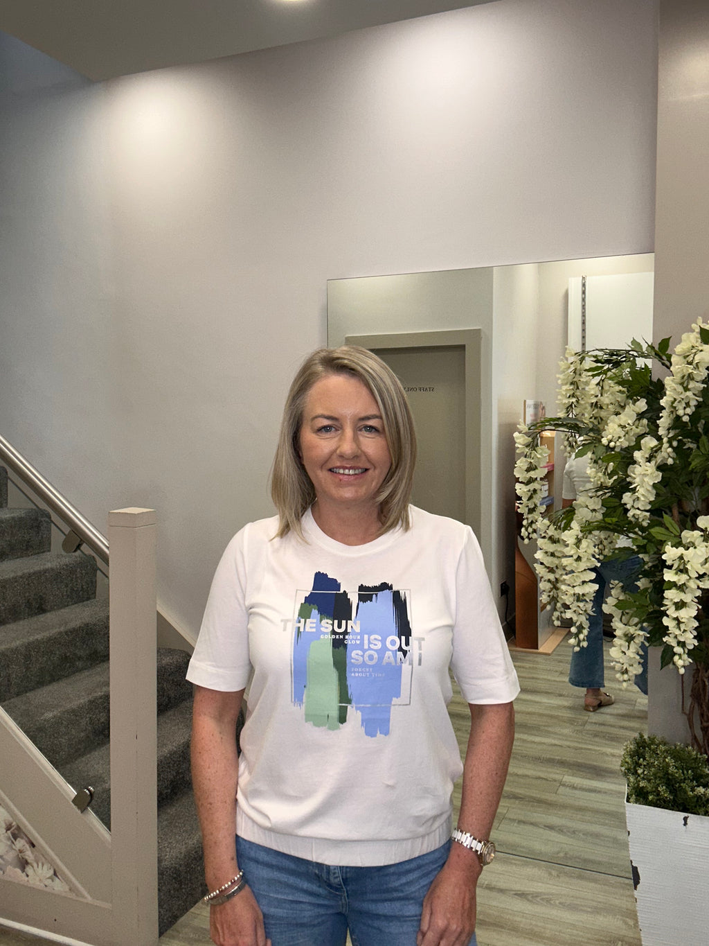 CALLY WHITE T-SHIRT