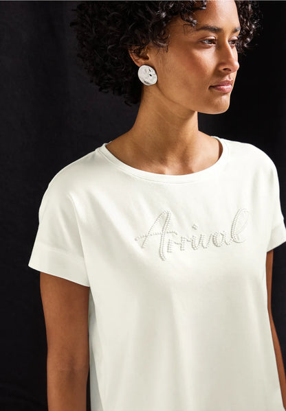 ARRIVAL CREAM TEE