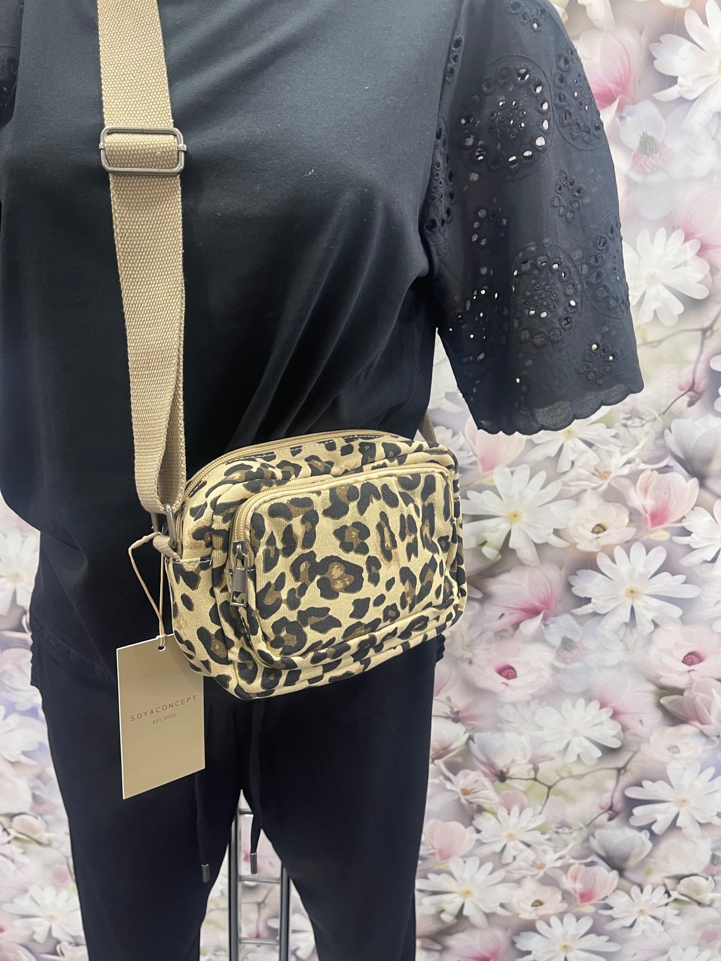 CAMEL ANIMAL PRINT BAG
