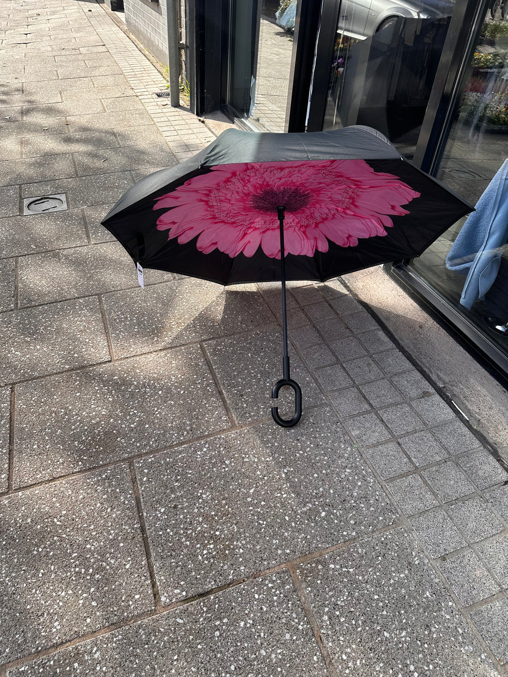 PINK FLOWER UMBRELLA