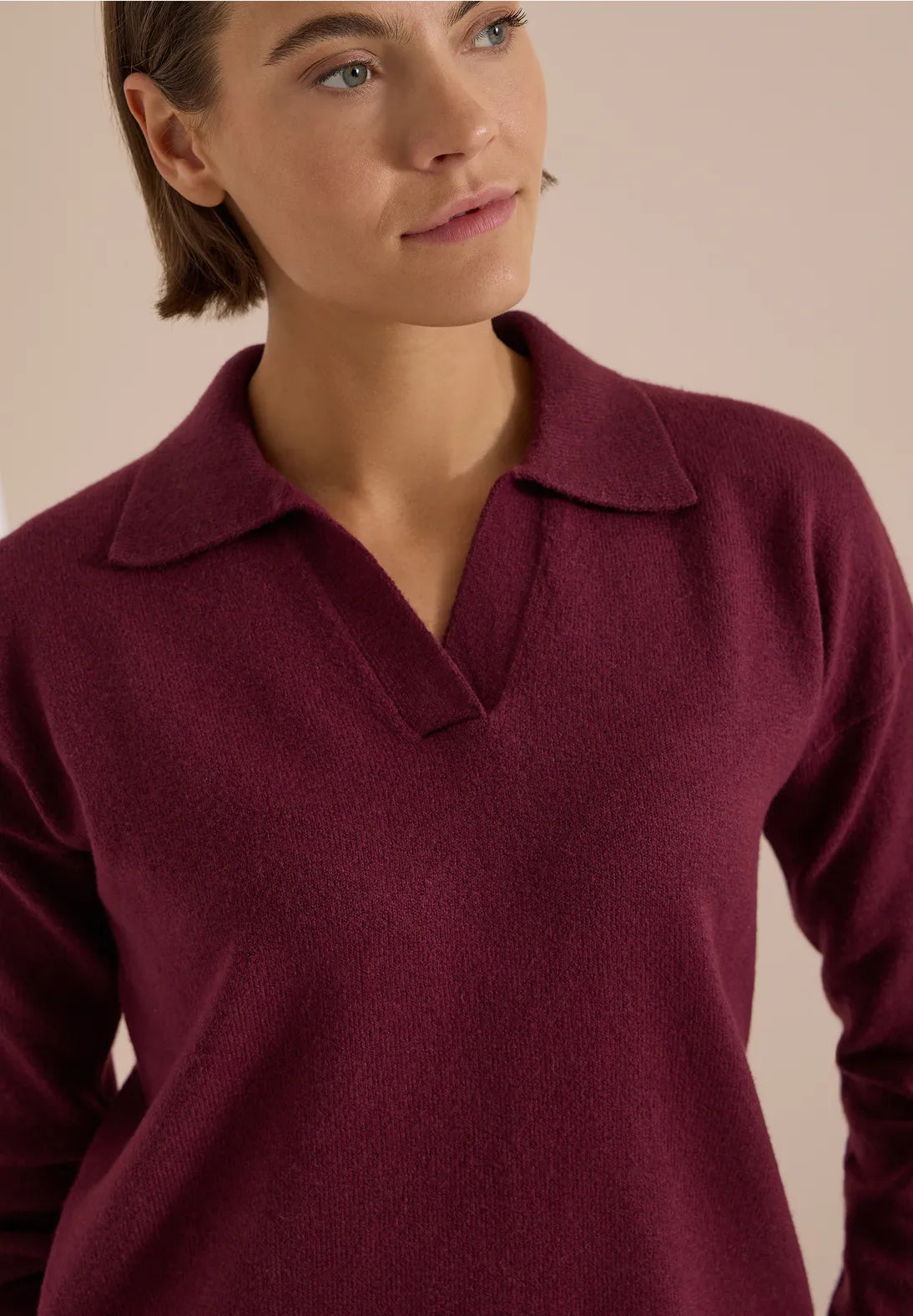 BIRDIE BURGUNDY KNIT