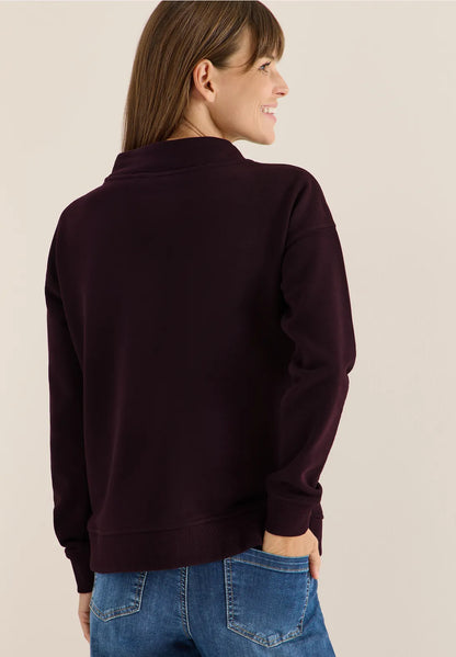 ABBEY WINE SWEATER