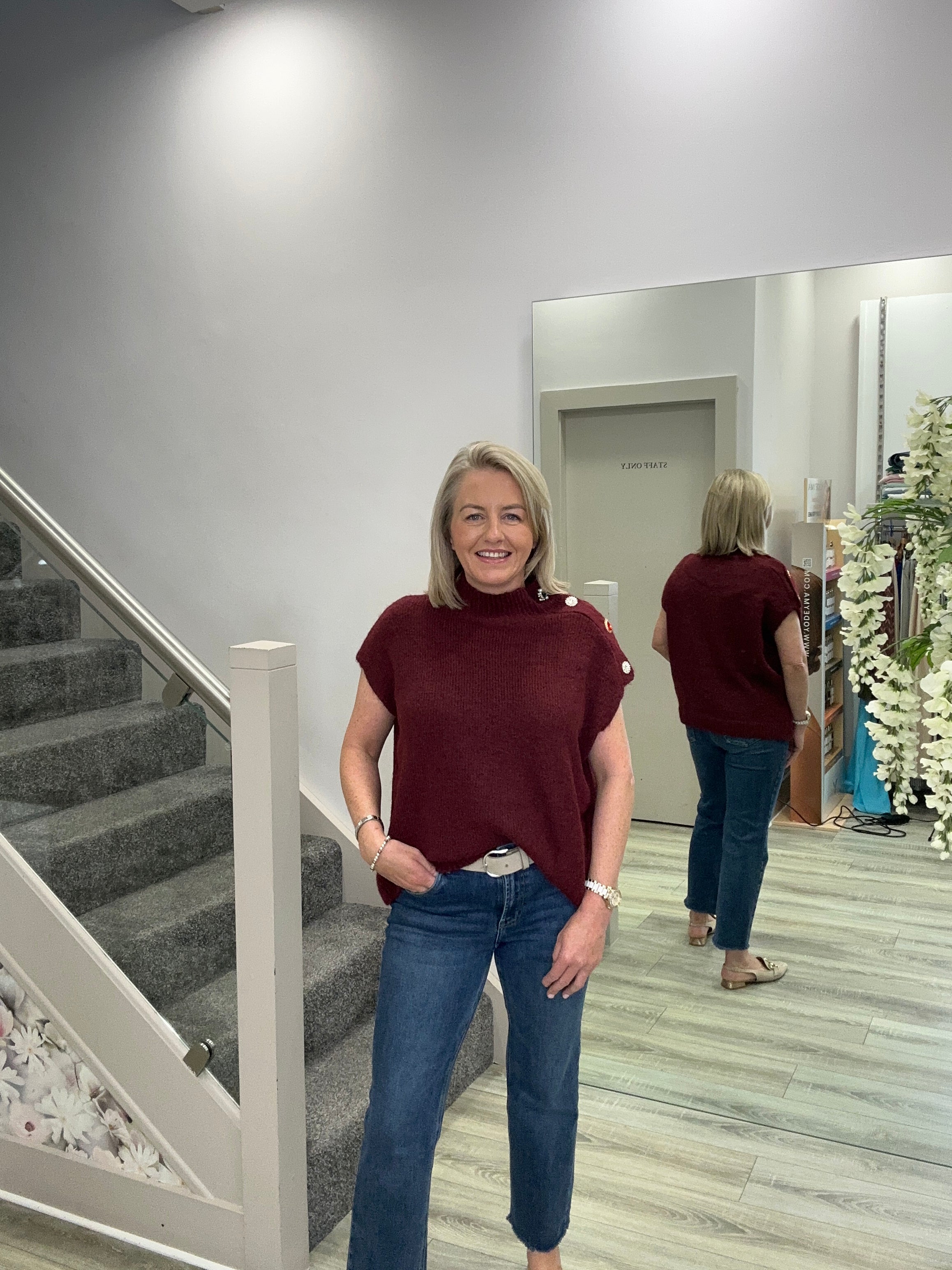 YETTA WINE KNIT