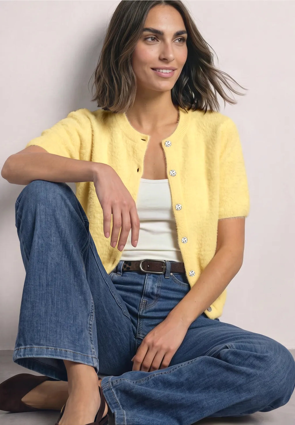 LORNA YELLOW CARDIGAN