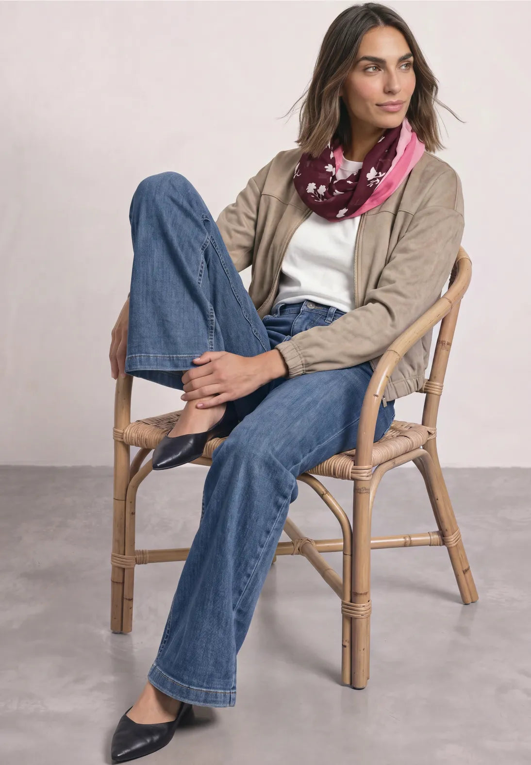 PINK LOOP SCARF
