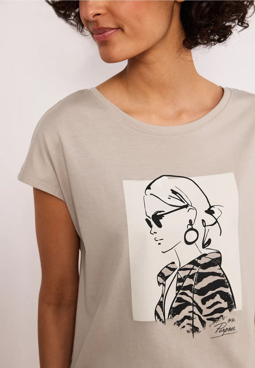 LADY BEIGE TEE