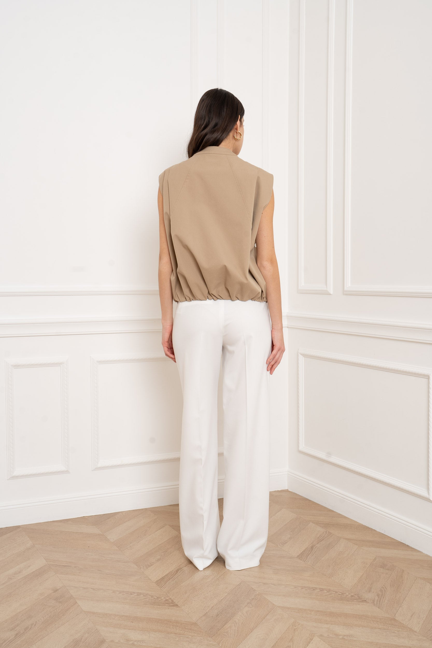 ANYA BEIGE GILET
