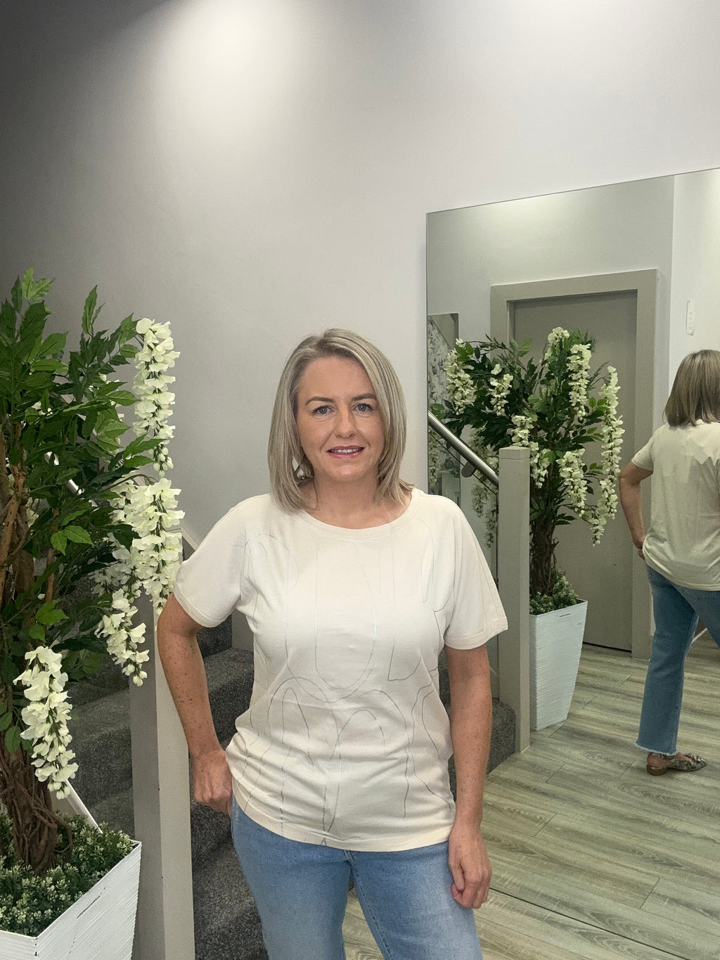 STACEY BEIGE TEE