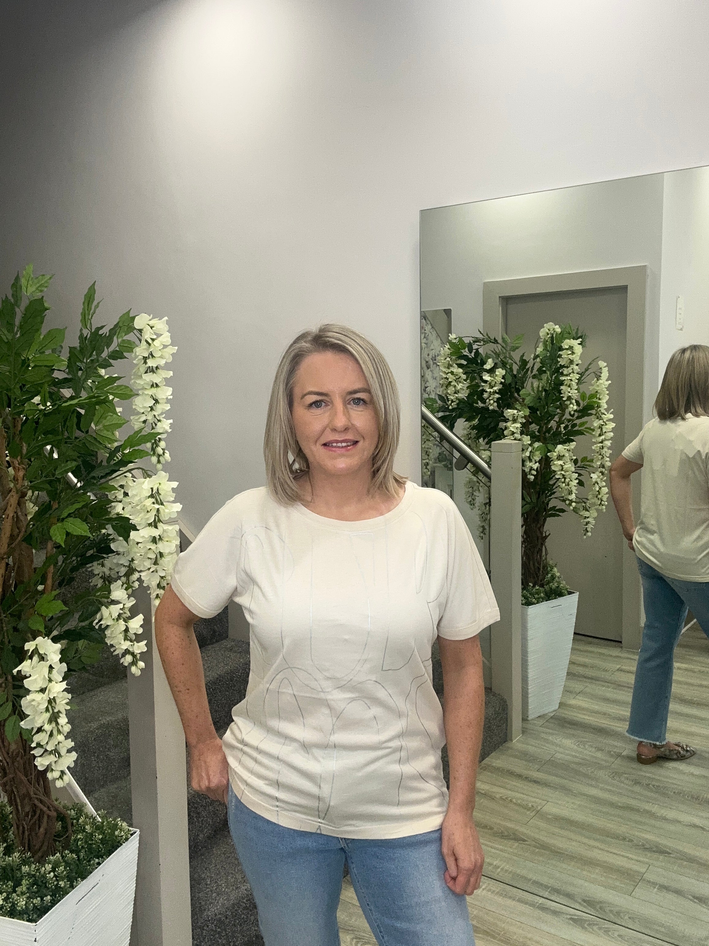 STACEY BEIGE TEE