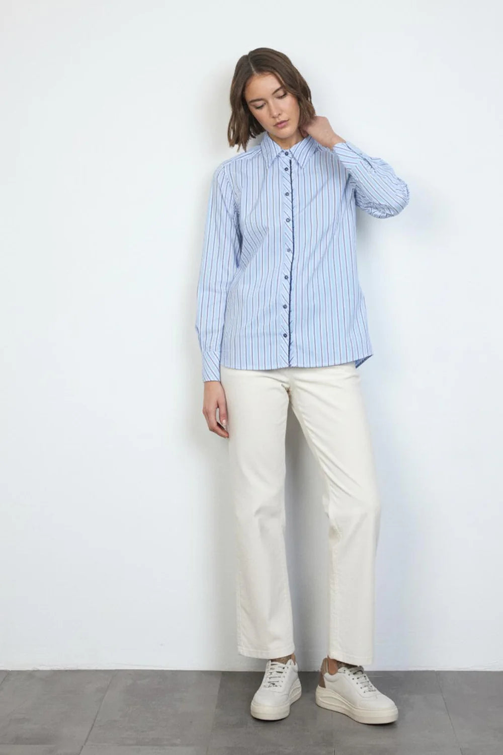 YOSELIN CREAM TROUSER