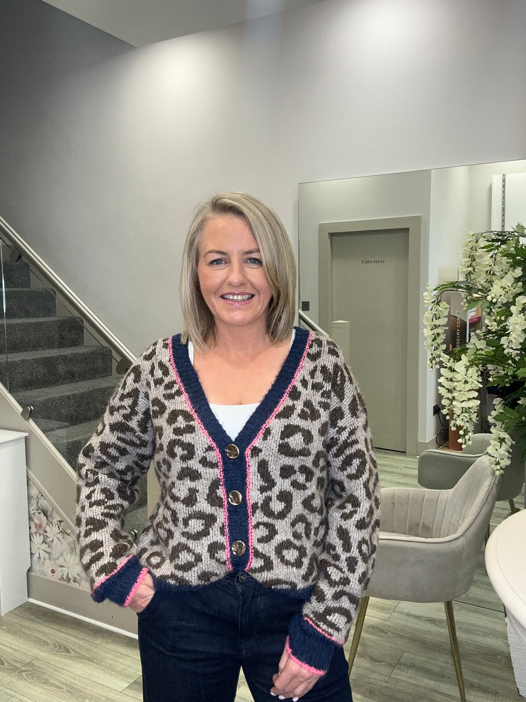 YOKO NAVY CARDIGAN