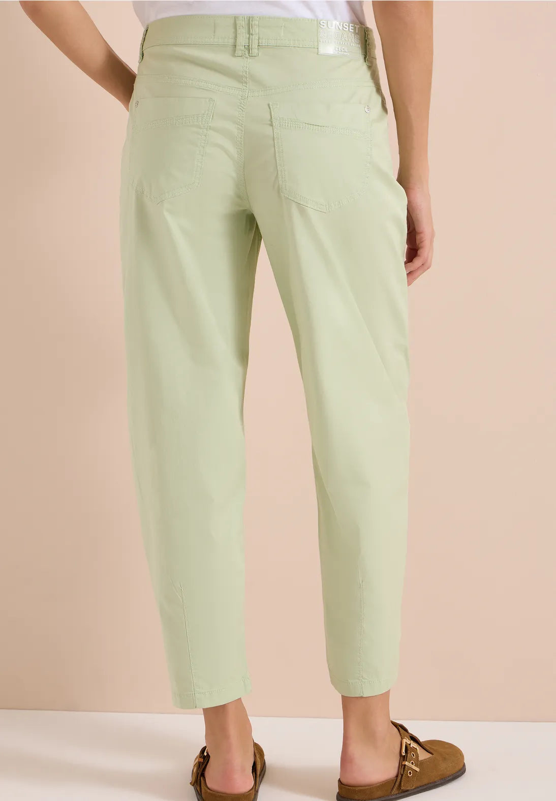 SCARLETT LIME TROUSERS