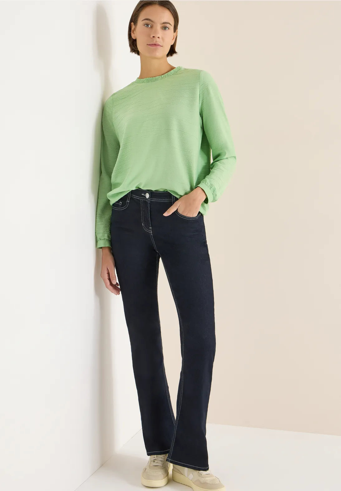 UNA GREEN BLOUSE
