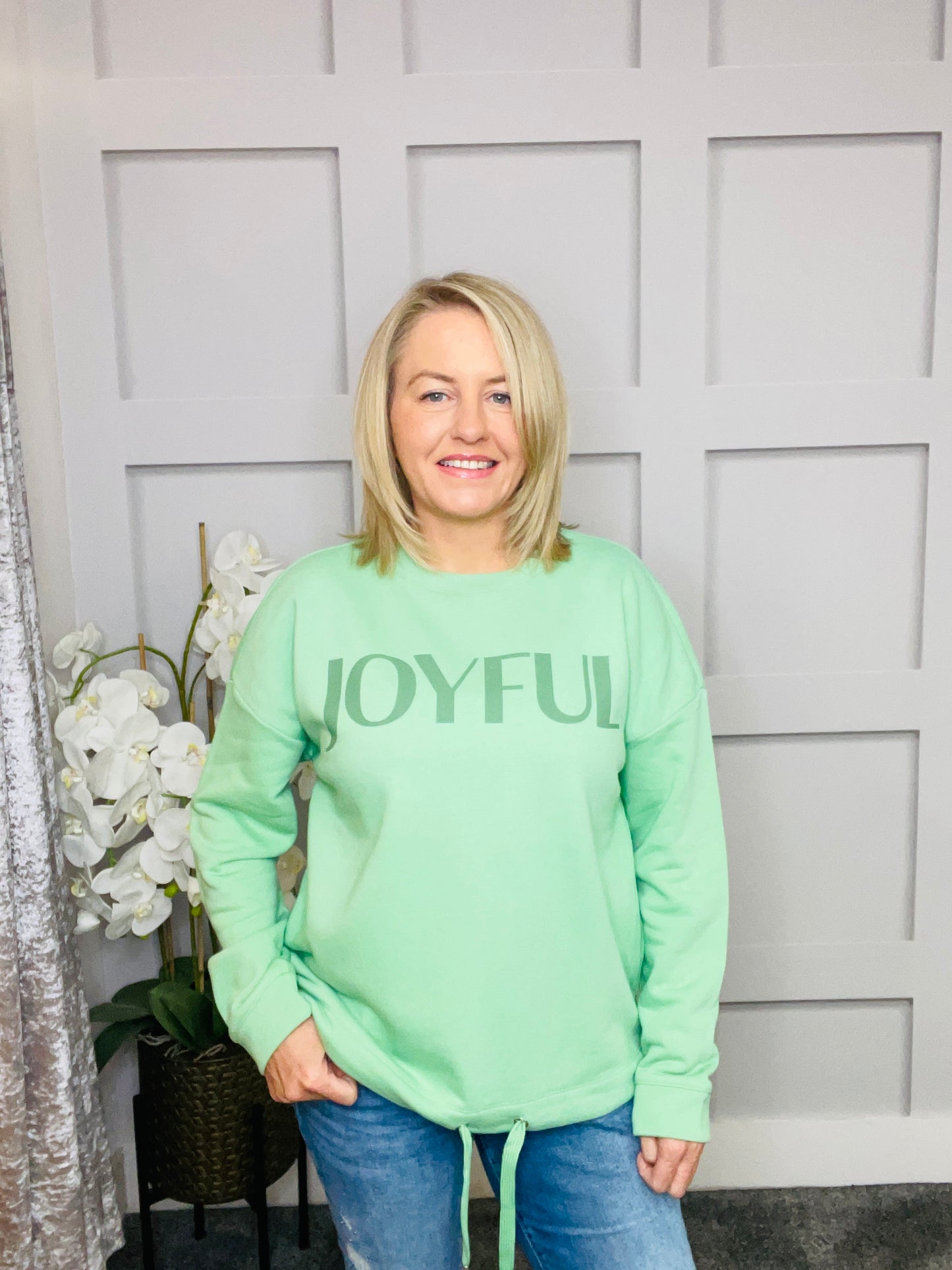 CLARA GREEN SWEATER