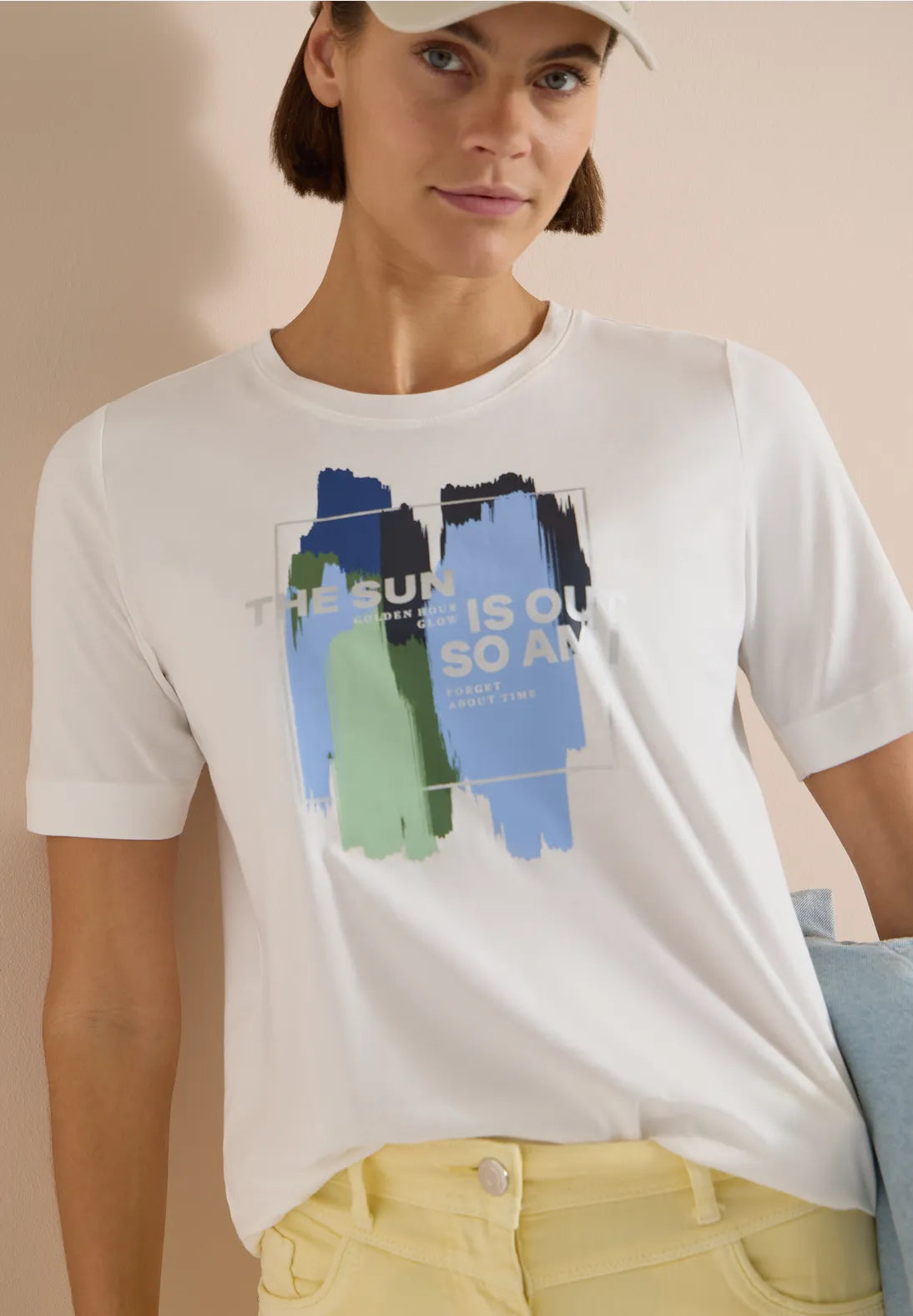 CALLY WHITE T-SHIRT