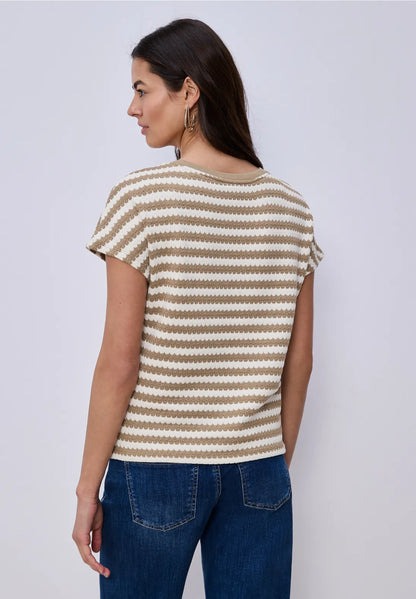 FRAN CAMEL T-SHIRT