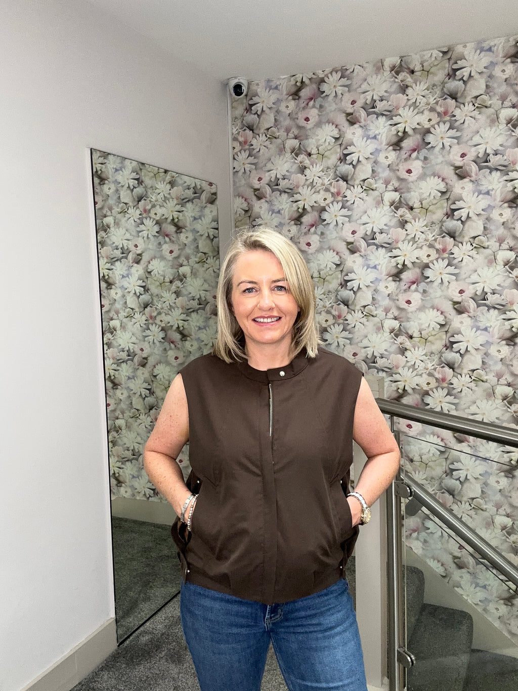 ANYA BROWN GILET