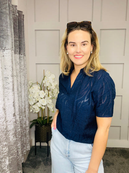 DEANNA NAVY TOP