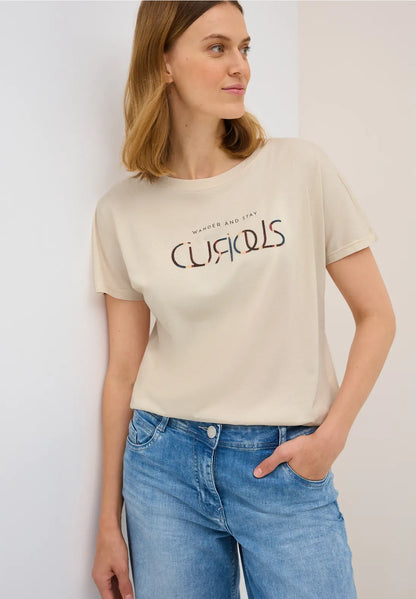 CURIOUS BEIGE TEE