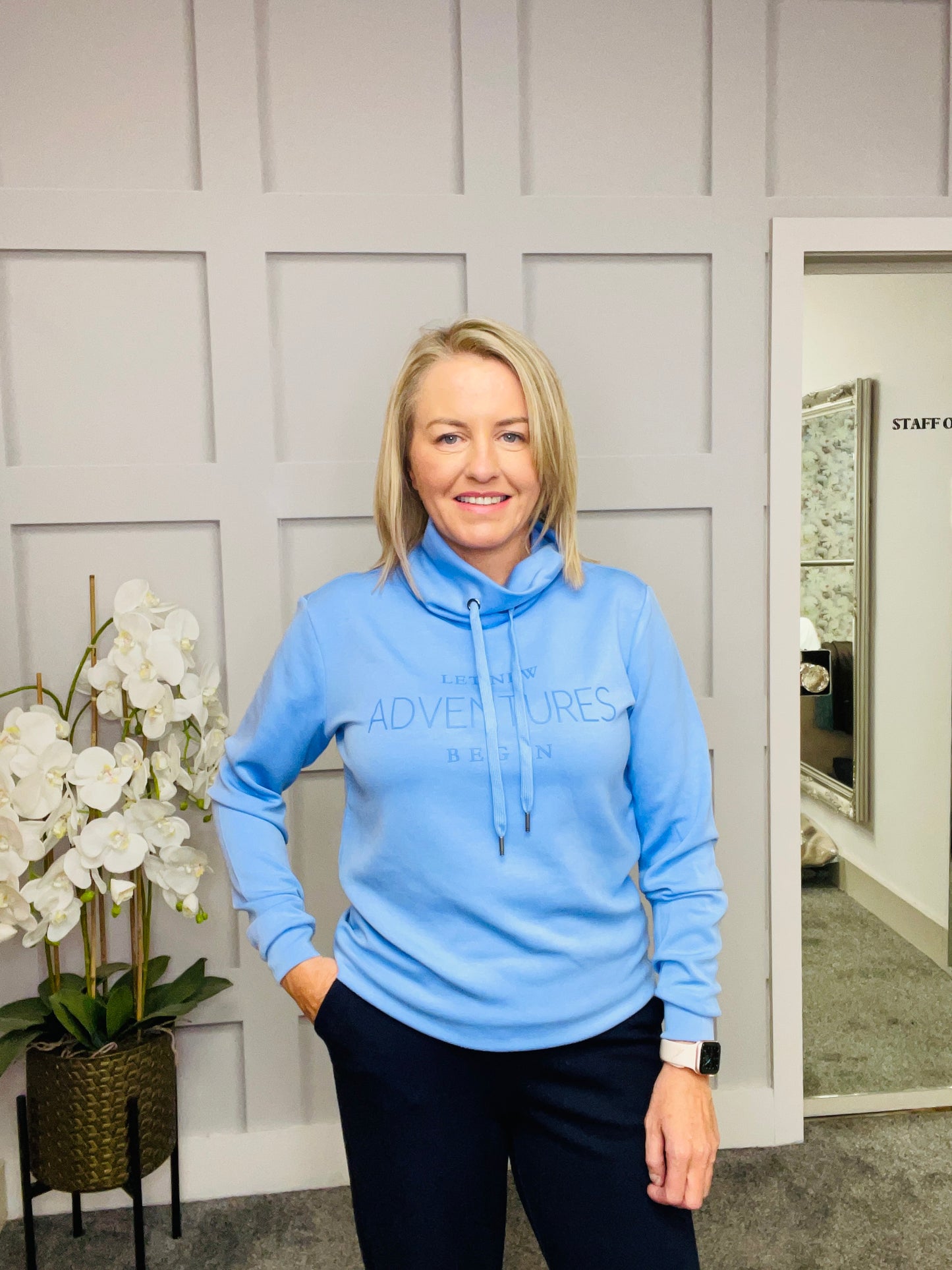 BLAIR BLUE SWEATER
