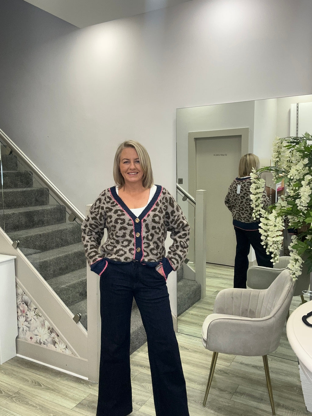 YOKO NAVY CARDIGAN