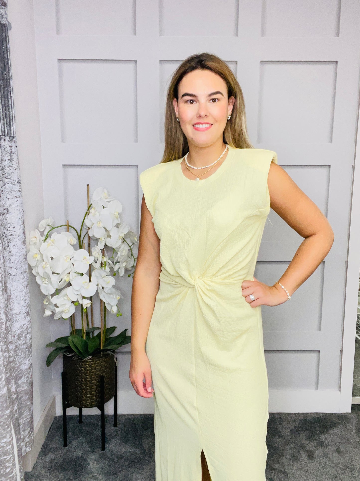 RIVER YELLOW DRESS