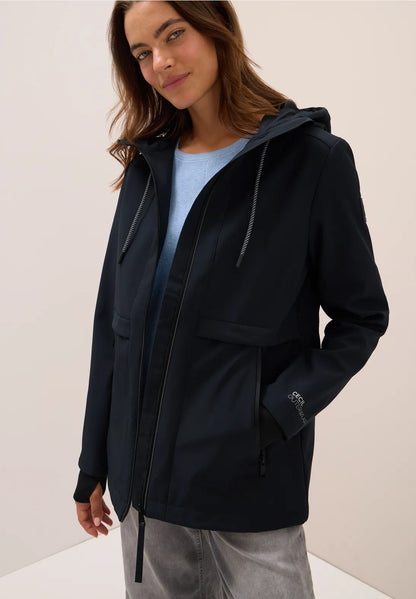 SHELL NAVY  COAT