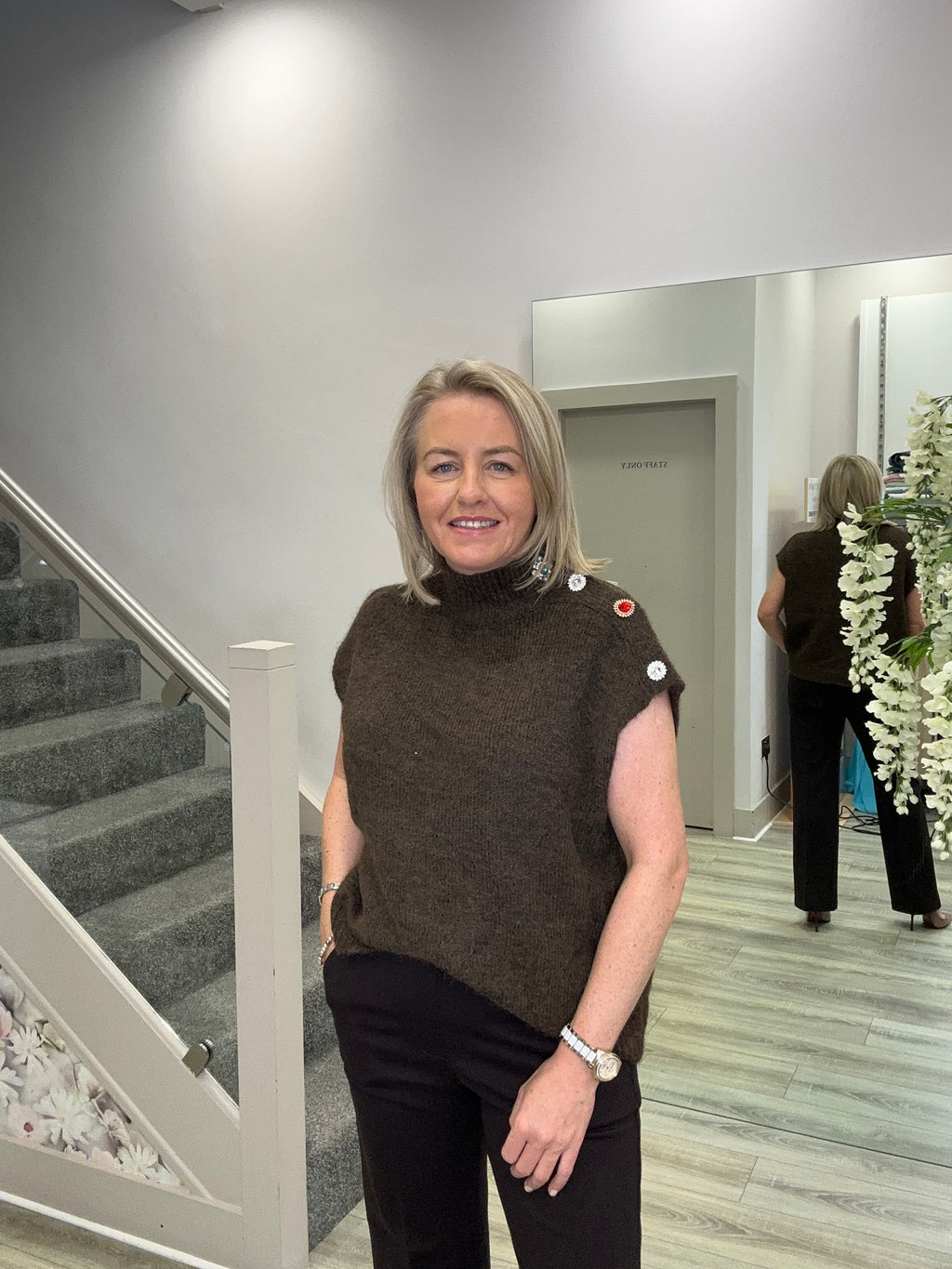 YETTA BROWN KNIT