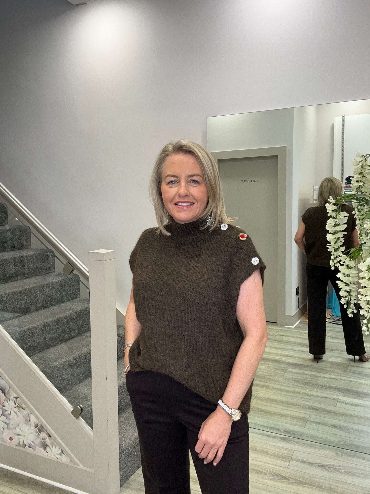 YETTA BROWN KNIT
