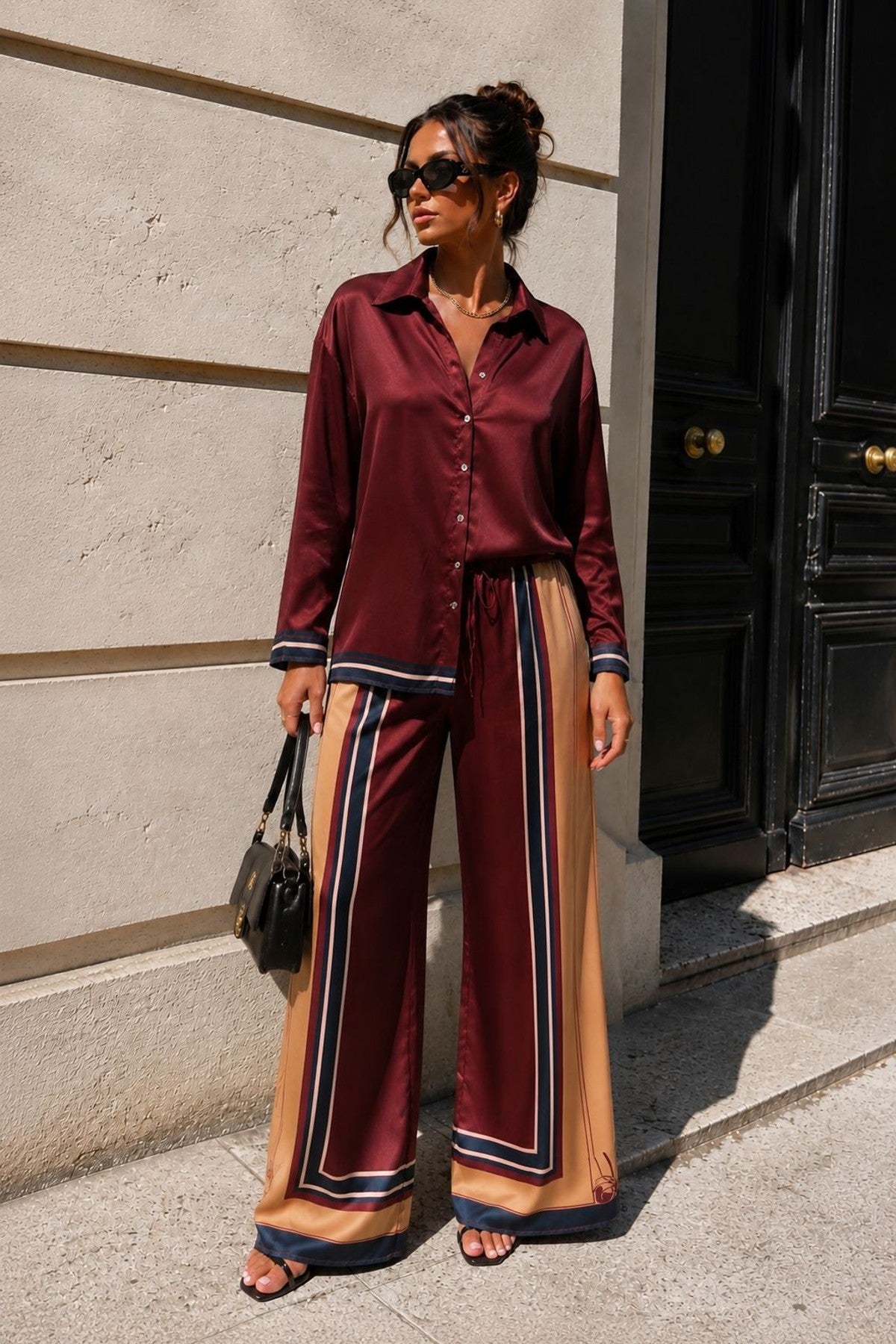 LAYLA BURGUNDY CO-ORD