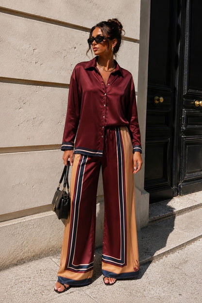 LAYLA BURGUNDY CO-ORD