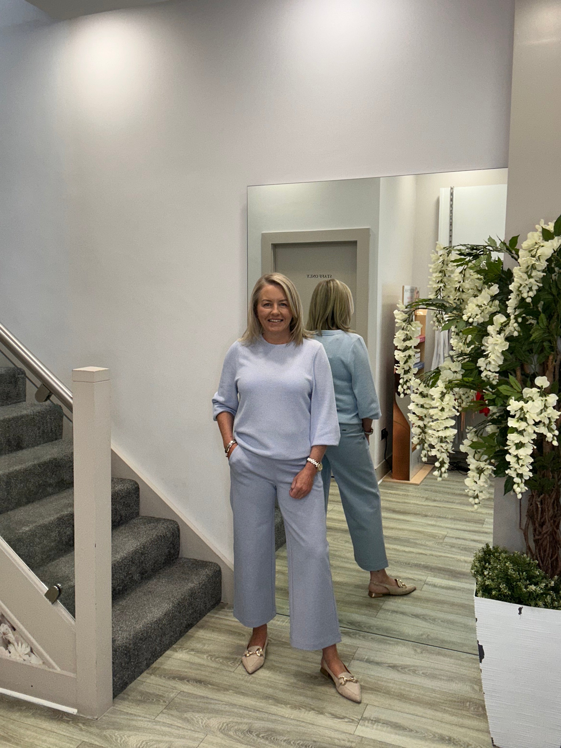 CLAIRE BLUE TROUSERS