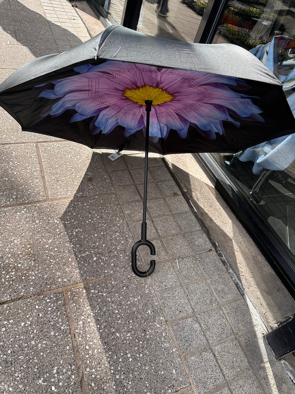 PURPLE FLOWER UMBRELLA