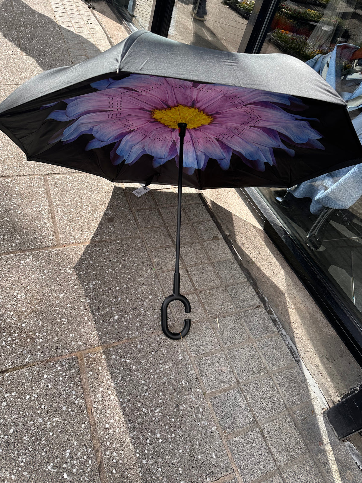 PURPLE FLOWER UMBRELLA
