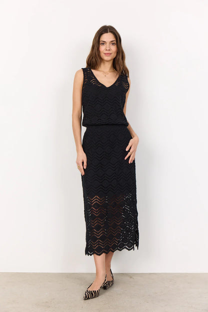 RUSLA BLACK SKIRT