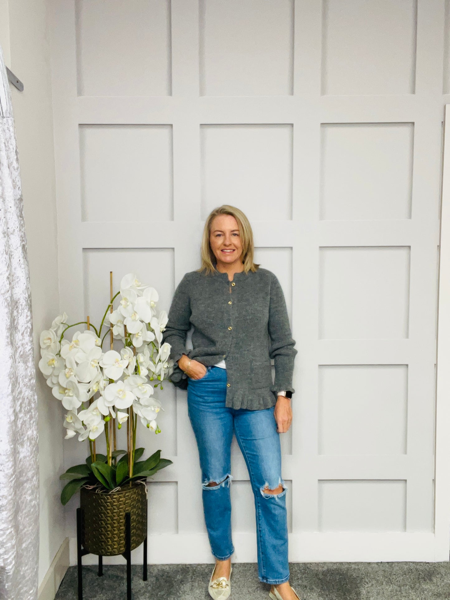 ROMERAL GREY KNIT