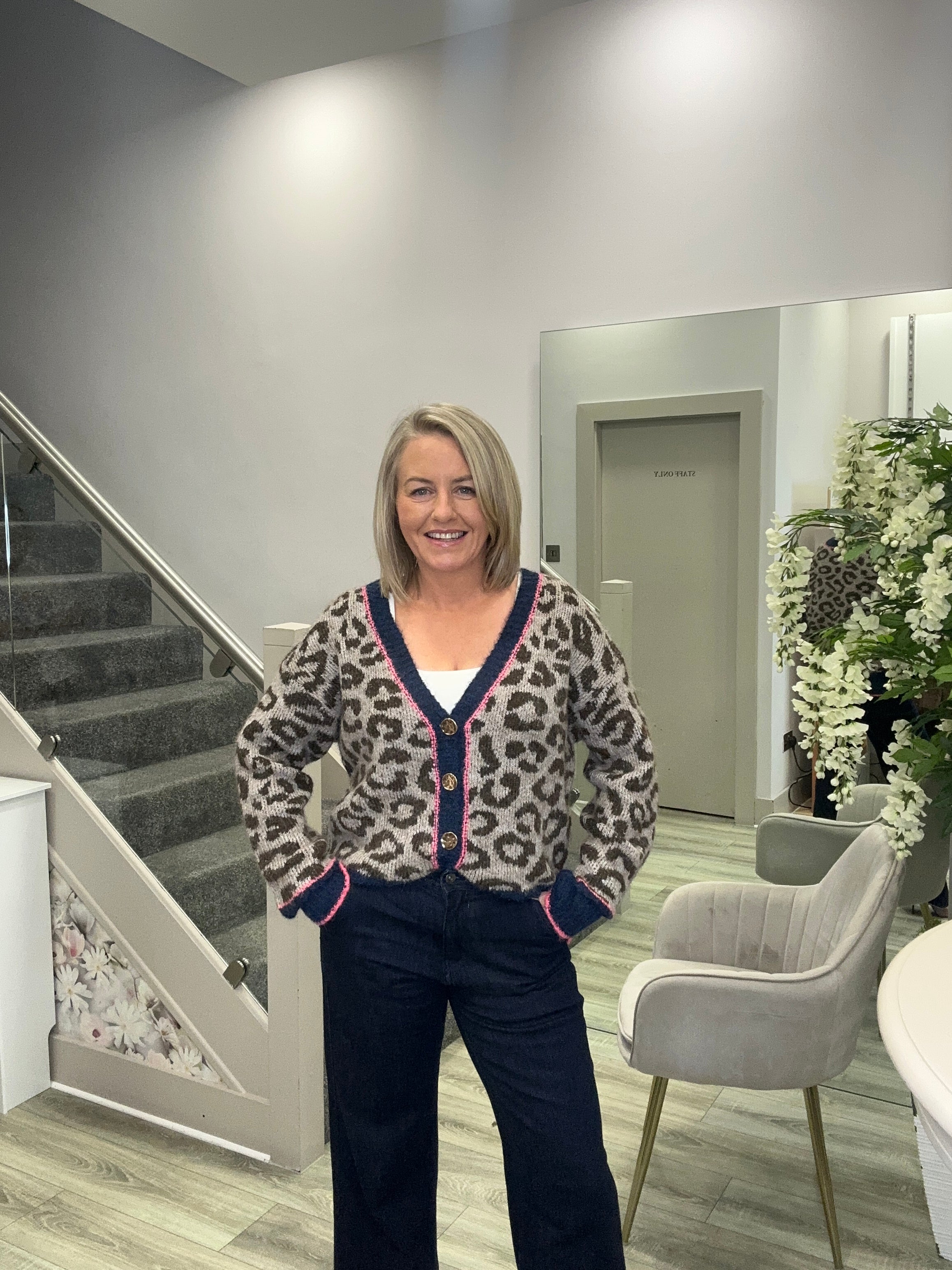 YOKO NAVY CARDIGAN